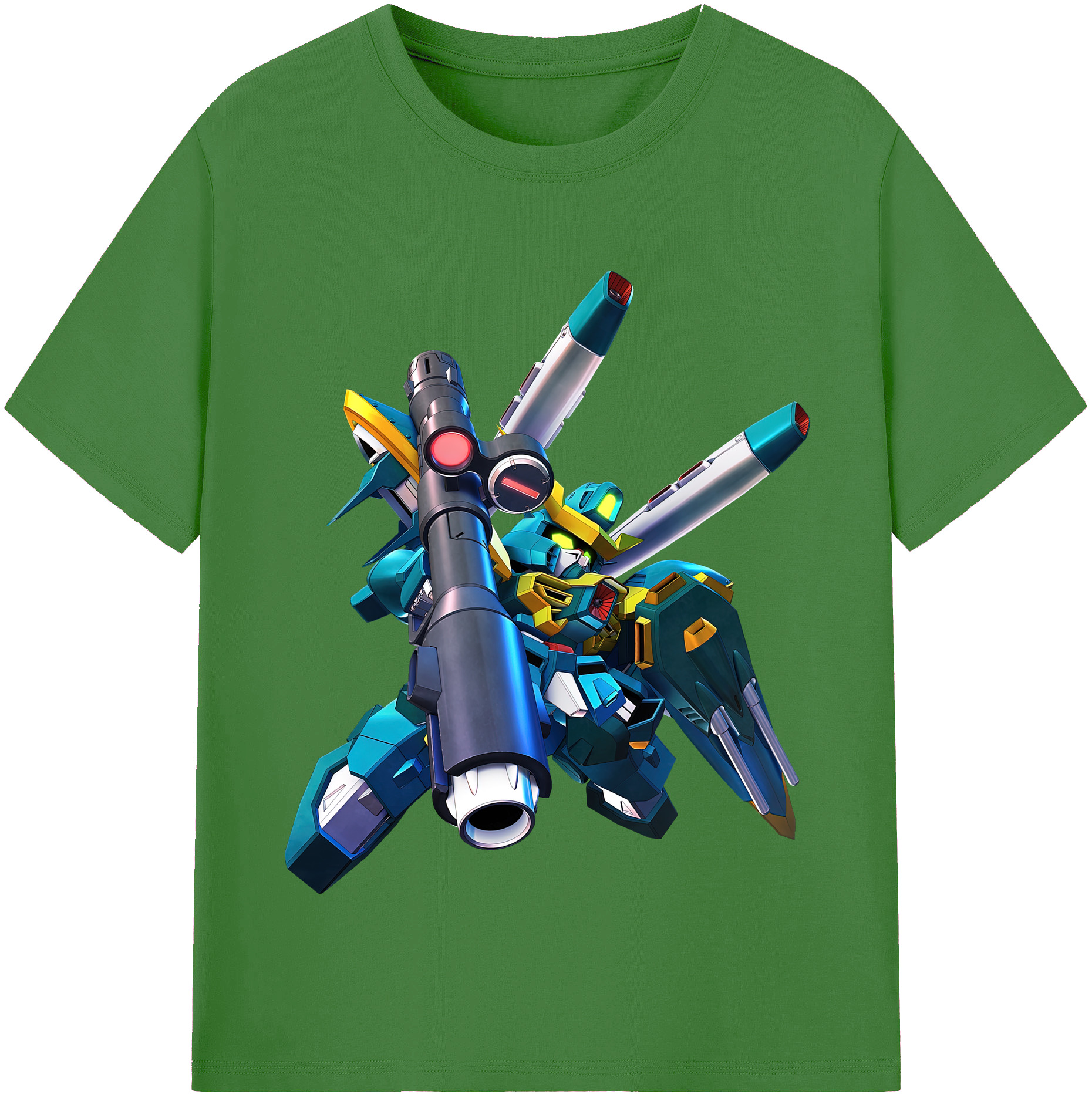 （画像用） 機動戦士ガンダム Mobile Suit Gundam レディースカジュアルプリントTシャツ（綿100％）